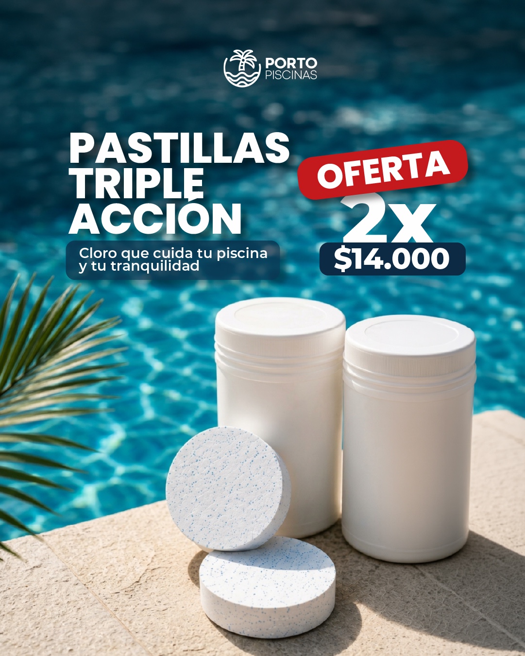 Pastillas Triple Acción — 2x $14.000